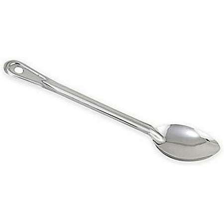 Winco BSOT-13 Basting Spoon, Stainless Steel, 1.2 mm - Solid, 13 in.