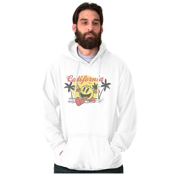 PACMAN Arcade Game California Run Hoodie Sweatshirt Women Men Brisco Brands S