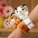 thumbnail image 2 of Hug Slap Bracelet Animals Assorted Stuffed Animal Plush Slap Bracelets Bulk Tiger Stuffed Plush Kids Toy for Birthday Party Gift, 2 of 5
