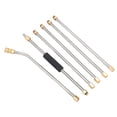 thumbnail image 1 of PENIKOKO 6Pcs Pressure Washer Accessory Extension Wand Silver for Homeowners Wall Cleaning, 1 of 8