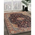 thumbnail image 2 of Ahgly Company Indoor Rectangle Traditional Bakers Brown Medallion Area Rugs, 2' x 4', 2 of 6