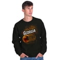 thumbnail image 5 of Georgia Peach State Pride Distressed Sweatshirt for Men or Women Brisco Brands S, 5 of 6