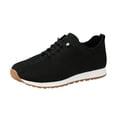thumbnail image 3 of Willtoo Women’s Orthopedic Dress Shoes Knit Mesh Lace Up Walking Sneakers with Arch Support, Lightweight Breathable Low Top Casual Shoes, Fashion Comfort Daily Footwear, 3 of 6