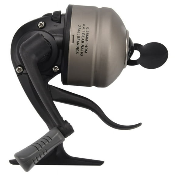 Black Spincasting Reel Lure Wheel Fishing Round Fish Scamper Inner Line Pesca Spincast