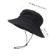 thumbnail image 3 of Sombrero de Pescador para Mujer | Sombrero de pescador de protección solar plegable de poliéster | Gorra de viaje ligera y transpirable para exteriores Negro Azul marino Rosa Rojo Gris Caqui Verde, 3 of 6