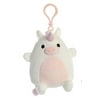 Aurora - 4" Plush Key Clip - Mocheez Fantasy - Pink & White Unicorn