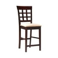 thumbnail image 4 of Maklaine 9-piece Wood Square Transitional Dining Set Cappuccino, 4 of 4