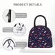 thumbnail image 4 of Disketp Winter Skiing Snowflakes Bolsa Térmica para Almuerzo, Lonchera con Abertura Amplia y Gran Capacidad, Organizador Reutilizable para Mujeres, Hombres y Adultos, 4 of 6