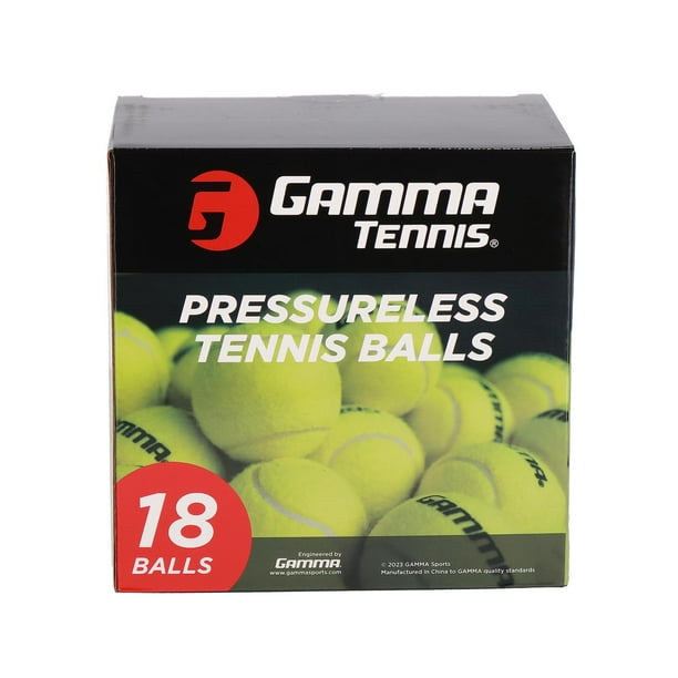 Pelotas de Tenis Gamma Blancas Pack de 18
