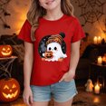 thumbnail image 2 of KPVEVIQ Toddler Boy Girl Pumpkin Print Spooky Halloween T-Shirt Short Sleeve Kids Fun Tops, 2 of 6