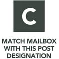 thumbnail image 3 of Gibraltar Mailboxes Storehouse Extra Large Capacity Galvanized Steel Black, Post-Mount Mailbox, SH400B01, 3 of 4