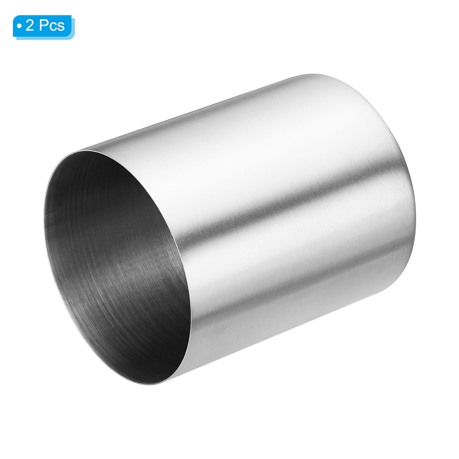 Unique Bargains Stylish Stainless Steel Pencil Holder for Desk Accessories Silver