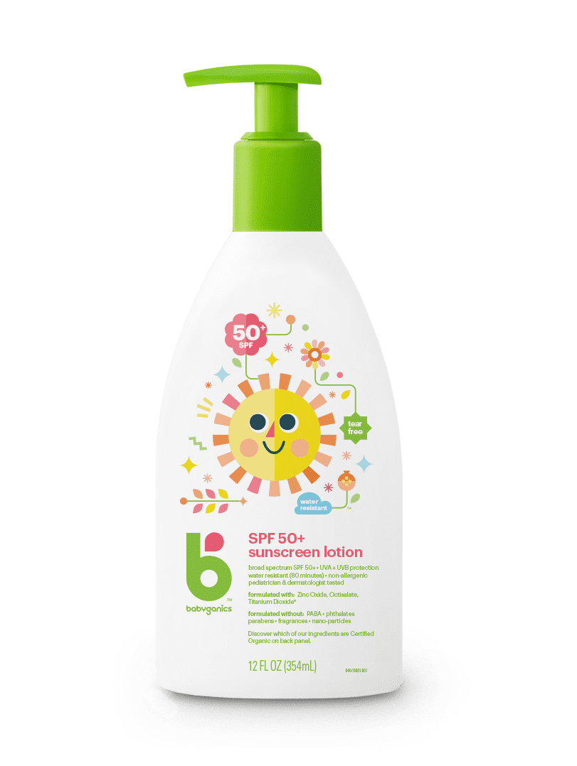 Babyganics Sunscreen Lotion SPF 50, 12oz