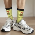 thumbnail image 6 of KLL Avocado Merry Christmas Print Cool Socks Men's Women's Crew Socks Funny Crazy Novelty Stockings, 6 of 6