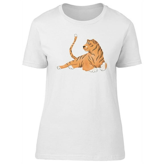 Tiger Animal Cartoon T-Shirt Men -Image by Shutterstock, Male 4X-Large