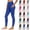 14# Blue, variant on Leggings for Women Thermal Warm Yoga Pants with Pockets Winter Tummy Control High Waisted Workout Gym Outdoor Army Green XXL