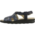 thumbnail image 2 of Women's SAS Huggy Adjustable Strap Sandal Navy/Multisnake Leather 11 M, 2 of 5