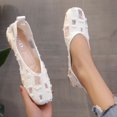 thumbnail image 4 of Vedolay 2023 Casual Shoes Women's Slip on Loafers Shoes Comfy Casual Flat Shoes,White 8.5, 4 of 5