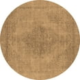 thumbnail image 1 of Ahgly Company Indoor Round Oriental Brown Industrial Area Rugs, 7' Round, 1 of 4