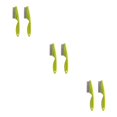 thumbnail image 3 of Guardoinrt 2x Stylish Lice And Dust Comb For Pets Comfortable Robust And Durable Easy fruit green L 3Set, 3 of 6