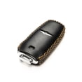 thumbnail image 4 of Vitodeco Leather Smart Key Fob Case Cover Protector Compatible with Genesis GV70, GV80, G70, G80 (2021-2025 Models) - 8-Button, Black, 4 of 6