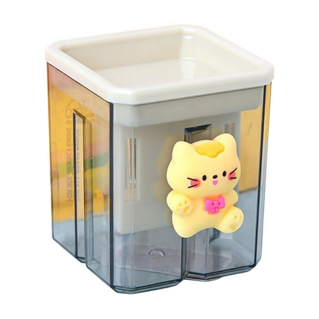 Staron Taille-crayons Double Trou, Petits Taille-Crayons Portables Mignons Manuels, Taille-Crayon Compact de Couleur à Main