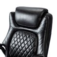 thumbnail image 5 of Big and Tall Office Chair, 130°Adjustable Lumbar Support Heavy Duty, Metal Base Quiet Rubber Wheels High Back, Large Executive Computer Desk Swivel Chair, Ergonomic Design for Back Pain, 5 of 7