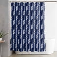 thumbnail image 2 of Shower Curtain, Abstract Knot on Blue Background Waterproof Shower Curtain Set with Hooks for Bathroom Showers,Stalls and Bathtubs,60x72In Nautical Knots Texture, 2 of 9