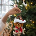 thumbnail image 4 of Wooden Letter Board Doll Pendant Christmas Tree Decoration Small Ornament Christmas Decoration Small Hanger, 4 of 6