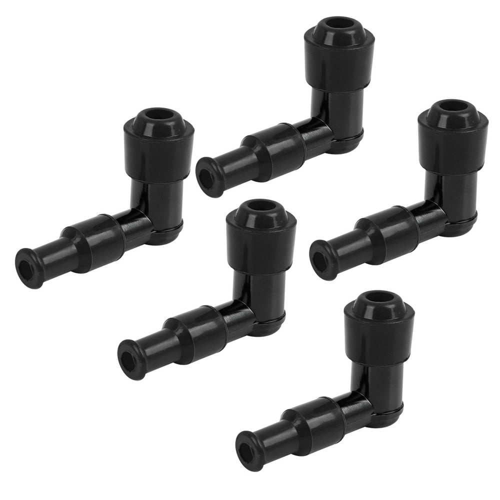 Spark Plug Cap Cover 5pcs Black Waterproof for CG125 GN125 Motorcycle
