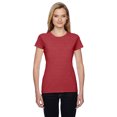 thumbnail image 2 of Fruit of the Loom 4.7 oz. 100% Sofspun Cotton Jersey Junior Crew T-Shirt (SSFJR) Brick Heather, 3XL, 2 of 2