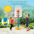 thumbnail image 3 of Costway Kids Basketball Hoop Stand Adjustable Height Indoor Outdoor Sports Game Toy, 3 of 8