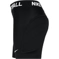 thumbnail image 2 of Nike Girls Big Kids DF Softball Slider Shorts LG Black | White, 2 of 3
