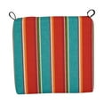 thumbnail image 2 of Blazing Needles 20” x 19” Multicolor Patterned Chair Outdoor Seating Cushions (2 Count), 2 of 2