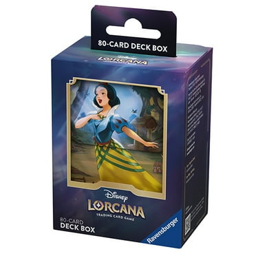 Disney Lorcana Ursula's Return Snow White Deck Box (Holds 80 Sleeved Cards!)