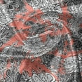 thumbnail image 7 of Ambesonne Floral Valance & Curtain, Vintage Monochrome Flowers, 55"x36", Coral White and Charcoal Grey, 7 of 7