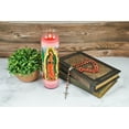 thumbnail image 4 of (1 pack) Prayer Candle V Guadalupe Rose Scent Pink Wax, 8 Inch, 4 of 6
