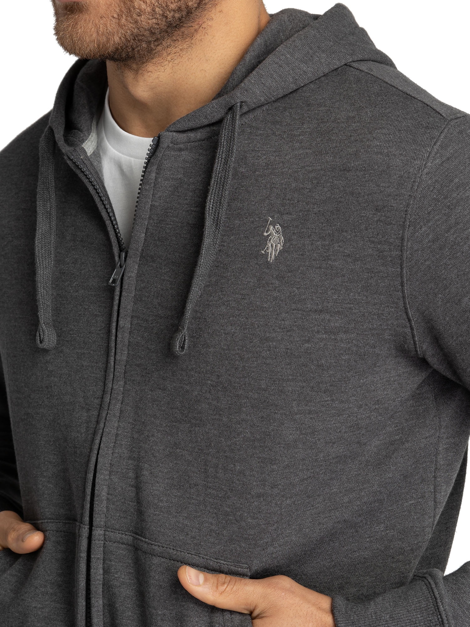 U.S. Polo Assn. Men's Everyday Full Zip Fleece Hoodie