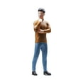 thumbnail image 1 of Figura de pie modelo 1:64 Centro de mesa Colección de regalo de inauguración de la casa Resina Hombre pensante, 1 of 9
