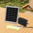 thumbnail image 5 of 6.89*2.95 Freestanding Power Generator Solar Generator with Bulbs for Camping, Residential, 5 of 19