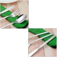thumbnail image 4 of Spoon Fork Knife Set for 1 3-Piece Travel Utensil Flatware, 4 of 7