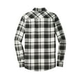 thumbnail image 5 of Port Authority W668 Plaid Flannel Shirt, Mens Casual Button Down Shirts, 5 of 5