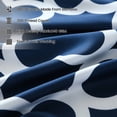thumbnail image 2 of 100% Viscose Derived from Bamboo Sheets Twin XL, 16" Deep Pocket, Silky Soft, Cpoling, Navy Printed, 2 of 9