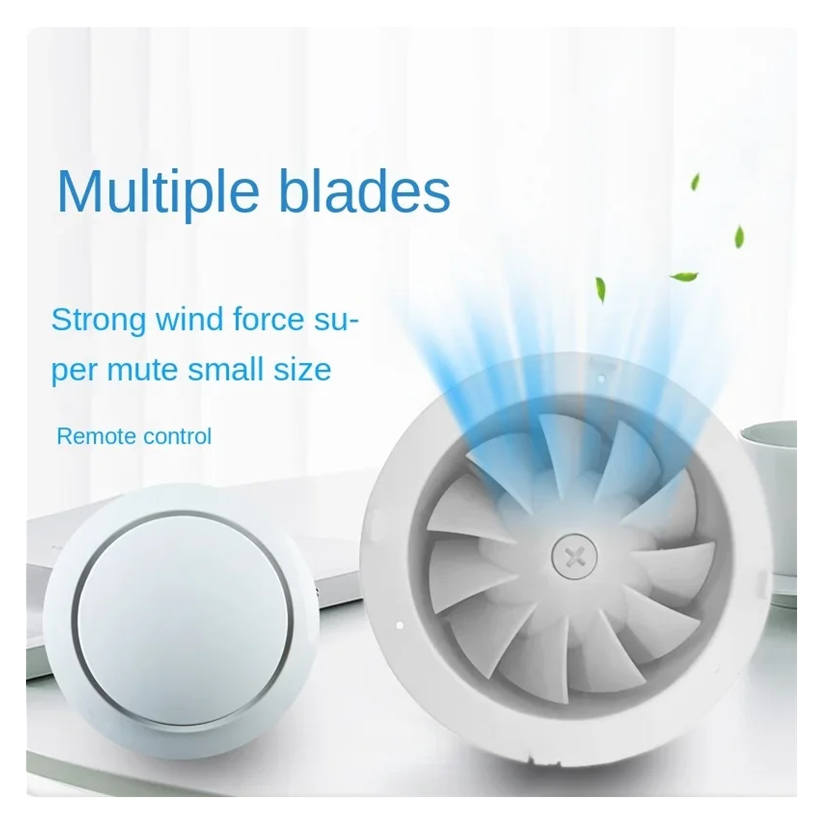 4 Inch 6 Inch Ventilating Fan Bathroom Wall Mute Household Exhaust Fan Kitchen Remote Control Exhaust Fan ,Easy Installation