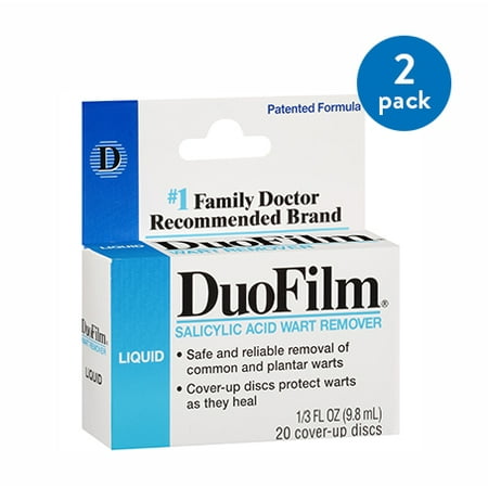 wart salicylic acid remover duofilm oz pack fl walmart