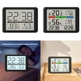thumbnail image 2 of Indoor Temperature and Humidity Magnetic Digital Clock with High Precisions Monitor Large Easy To Read LCD Display, 2 of 20