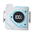 thumbnail image 3 of Ventilador personal con clip para la cintura, ligero, resistente, fácil de usar, recargable, multiusos. 9800mAh Azul, 3 of 9