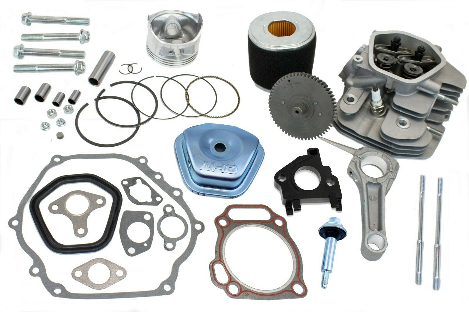 Cylinder Head Rebuild Kit Rockers Valves Camshaft Piston Compatible on