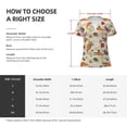 thumbnail image 5 of Naloa Cute Vegetables Print T-Shirts Short Sleeve V Neck Tees for Women Fashion Tops Trendy Lightweight Soft Casual Summer Outfits Clothes, 5 of 5