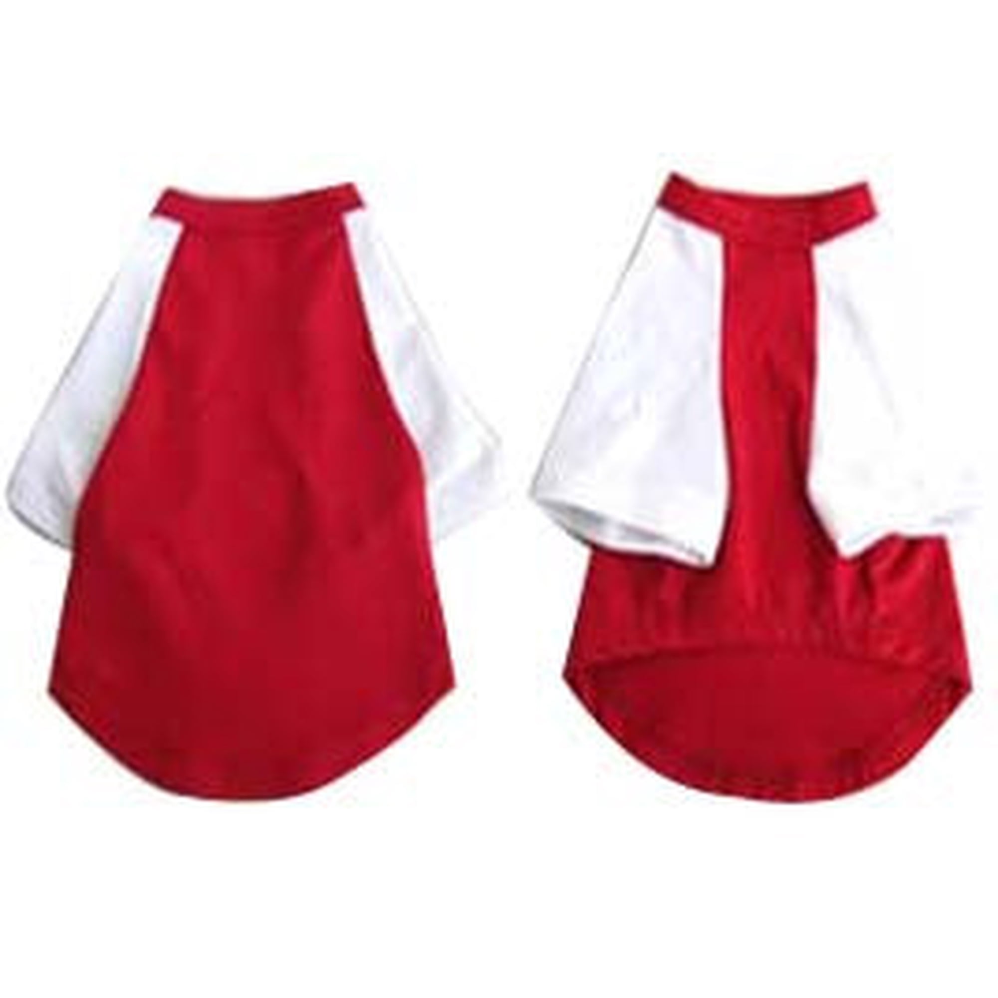 Iconic Pet Pretty Pet Red and White Top, XX Small